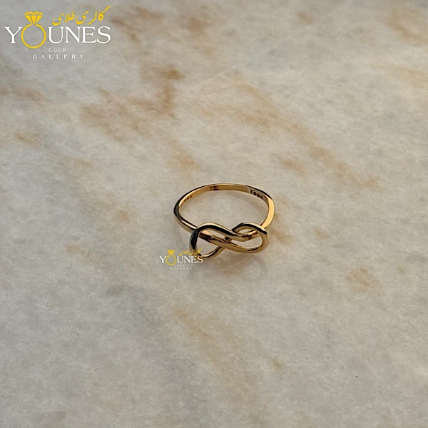 انگشتر طلا مینیمال بینهایت